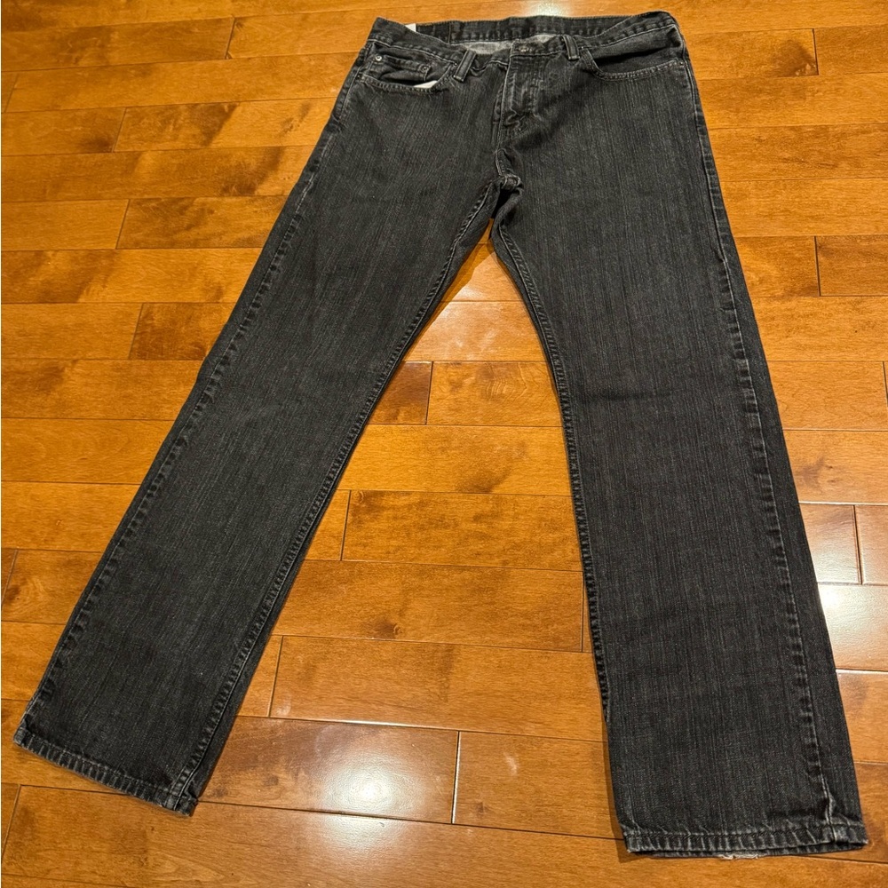 Levi's Men's Dark Gray Straight Jeans